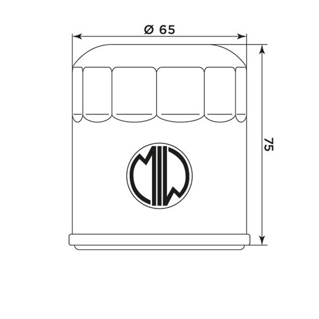 MIW (MEIWA) FILTR OLEJU KTM LC4 400/620/625/640 (HF 156) (50)