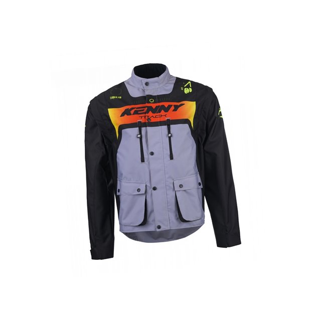 Kenny Racing Kurtka Adventure/Enduro Track Grey/Neon Yellow L | 251-3704010-5603