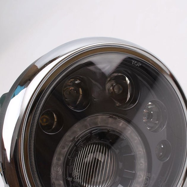 Reflektor LED Homologacja E4 E24 do motocykla / motoroweru | 5905220854820