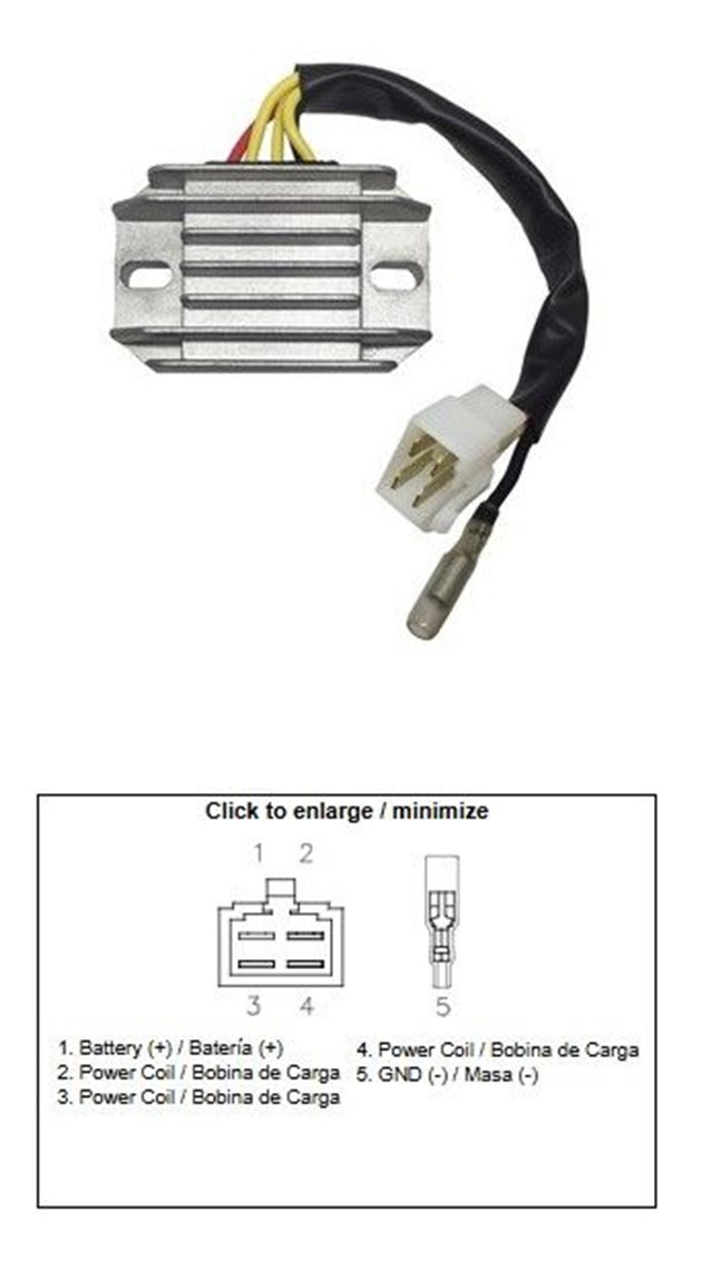 DZE REGULATOR NAPIĘCIA SUZUKI LT 230 QUAD RUNNER 1987-1993 (32800-35B00)