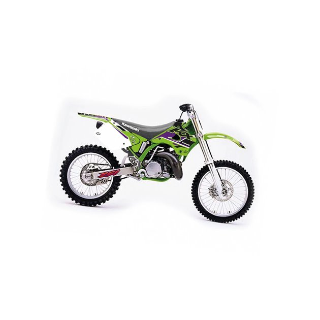 BLACKBIRD KOMPLET NAKLEJEK (OKLEIN) KAWASAKI KX 125/250 1994-1998 DREAM 5 KOLOR ZIELONY CZARNY