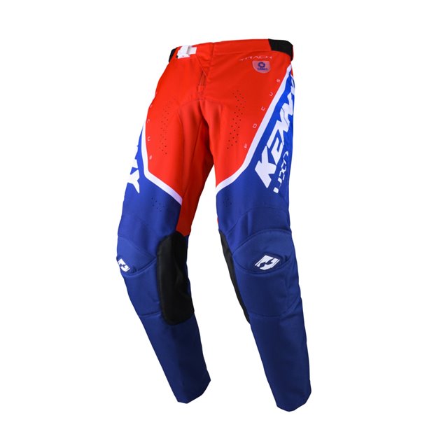 Spodnie cross/enduro Track Focus Patriot 24 Niebieski/Czerwony / Biały XL (36) Kenny Racing | 241-6203012-3628
