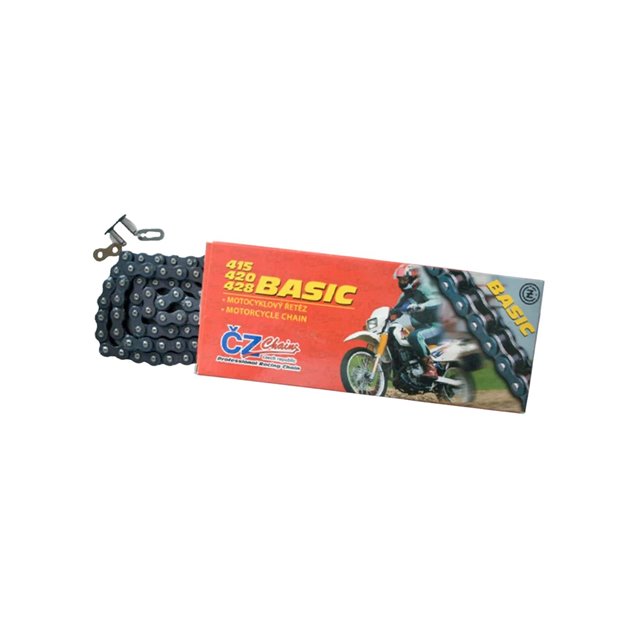 CZ ŁAŃCUCH NAPĘDOWY 420 BASIC (420S) (130 OGNIW) (19,0 KN) + ZAPINKA