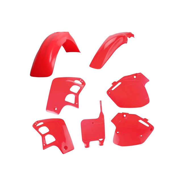 Komplet plastików Honda CR 500 OEM czerwony FLUO-R Polisport | 91329