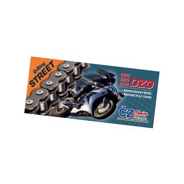 Łańcuch napędowy 530 DZO (122 ogniw) O-RING BRONZE do 1000 CCM (43,0 KN) CZ | CZ530DZO122BR