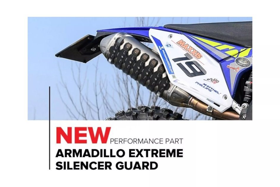 Osłona wydechu Polisport Armadillo Extreme czerwony | 8484100004