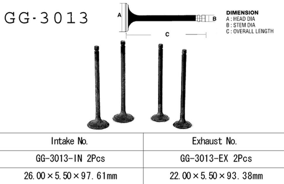 ZAWÓR WYDECHOWY SUZUKI GZ 250 99-10, GN 250, DR 250, LT 300 E 87-89 (OEM: 12912-38200,12911-38201) (1SZT.) (Made in Japan) VESRAH
