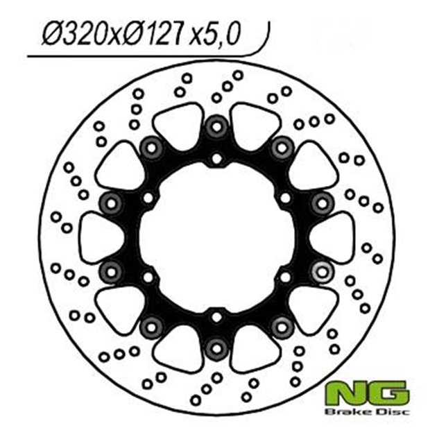 Tarcza hamulcowa (przód) HUSABERG FS 650 '05-'08, FS 450 '15-'17, SUPERMOTO 701 '15-'17, KTM DUKE 620 / 640 '94-'02, LC4 640 ADV '01-'02, LC4 660 SMC '05-'08, SM 690 '07-'08, SMC 625 / 690 '04-'14, (3