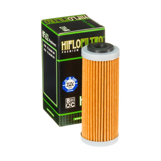 Filtr oleju HF652 KTM EXC SXF 350/ 400/ 450/ 503/ 530 (50) HifloFiltro