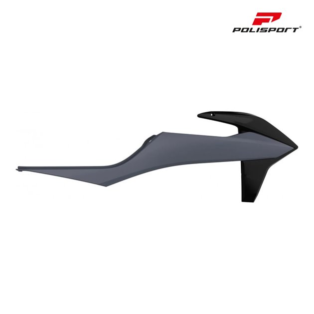 Osłony chłodnicy KTM SX/SXF, EXC/EXC-F Czarny/Szary Polisport | 8422100008