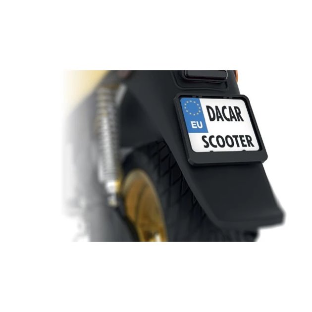 Ramka pod tablicę rejestracyjną Skuter Czarny BIKETEC | R0188