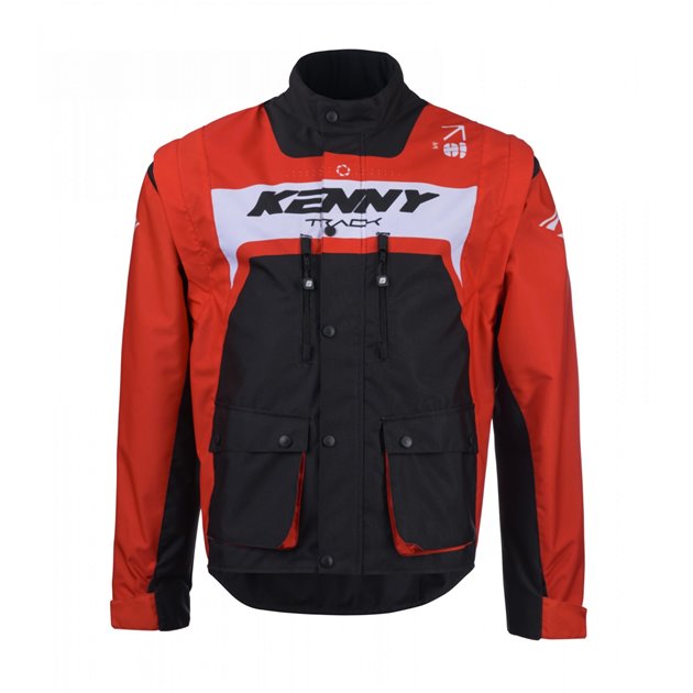 Kenny Racing Kurtka Adventure/Enduro Track Red Czarny/Czerwony / Biały XXL | 251-3704010-5802