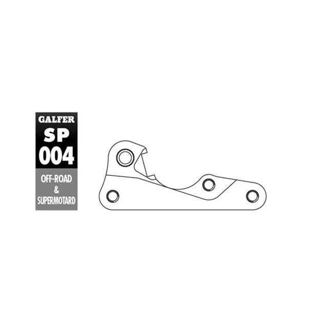 Adapter tarczy hamulcowej Yamaha WR/YZ 125, YZF 250/426/450, WRF 250/426/450 270mm Galfer | SP004