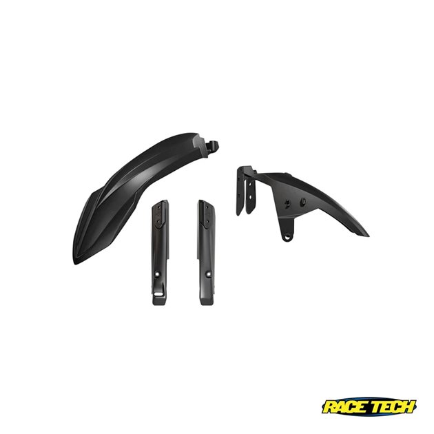 Kompletny błotnik przód z osłonami teleskopów Yamaha T7 Tenere 700 czarny RACETECH | KITT7F-NR0-024