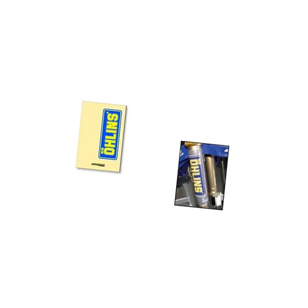 Komplet naklejek na teleskopy Ohlins clear 2 szt. Blackbird | E5045O
