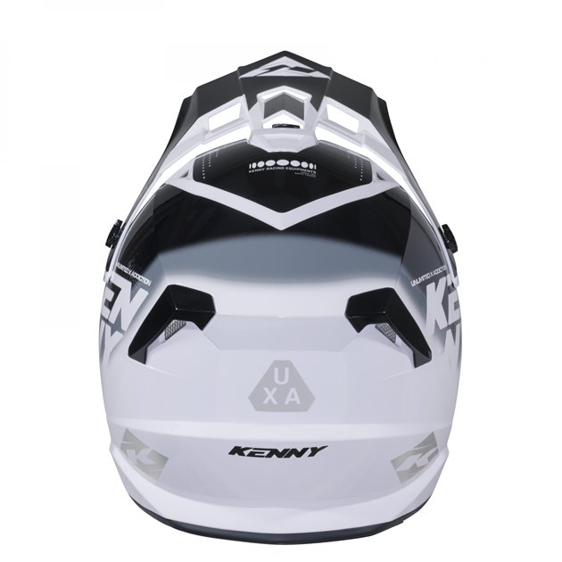 Kask Cross/Enduro Track Graphic Focus Black czarny/biały L Kenny Racing | 261-0303021-5633