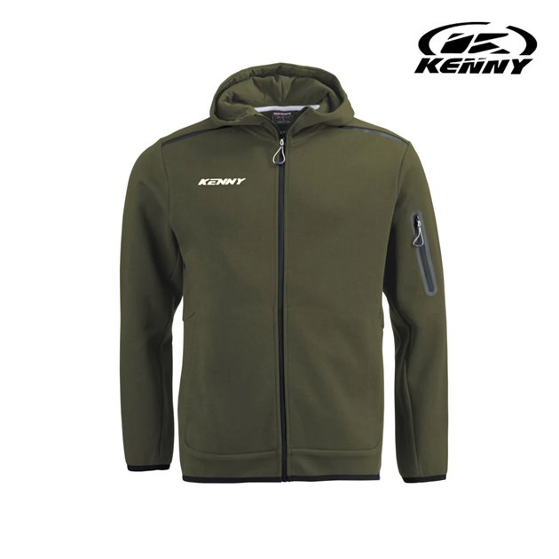 Bluza z kapturem Core Zielony S Kenny Racing | 231-4601041-5488