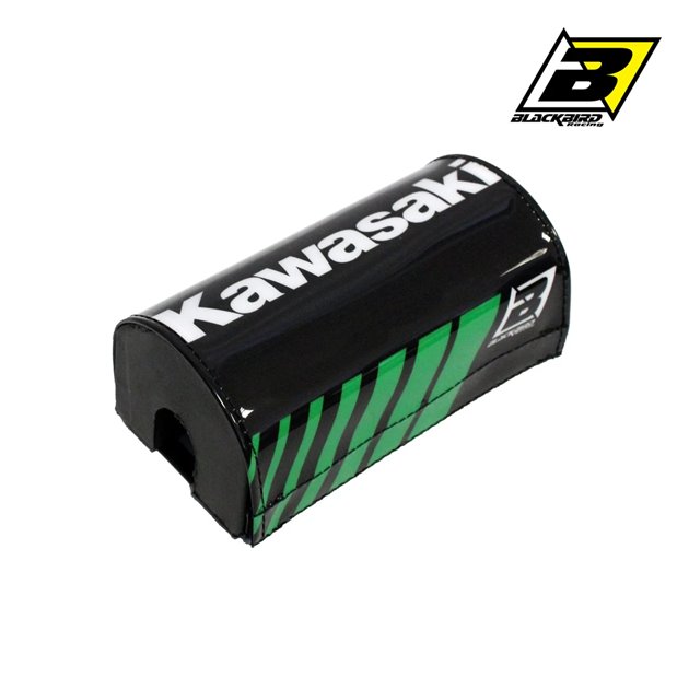 Osłona kierownicy PRO TAPER (28mm) LOGO Kawasaki Kolor Czarny Zielony Blackbird | E5043R/31