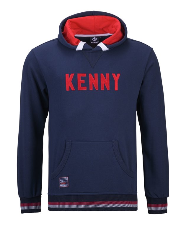 Kenny Racing Bluza z kapturem Suzuka niebieski/czerwony XXL | 261-4603020-58