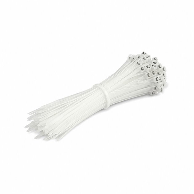 Opaski zaciskowe (trytytki) 2,5x120mm kolor neutralny (100 sztuk) PROMX | PR119