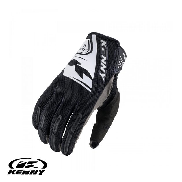 Kenny Racing Rękawice Cross/Enduro Performance Black Czarny/Biały XXL | 251-2804011-1209