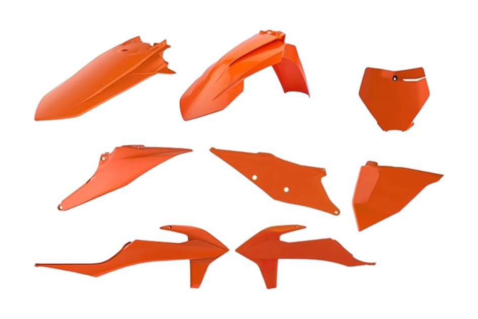 Zestaw plastików Body Kit Polisport pomarańczowy | 90811