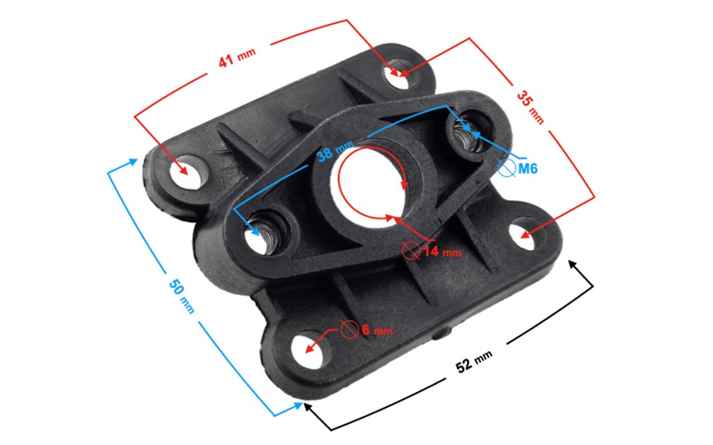 Króciec ssący gaźnika Pocket Bike, Mini Cross Quad