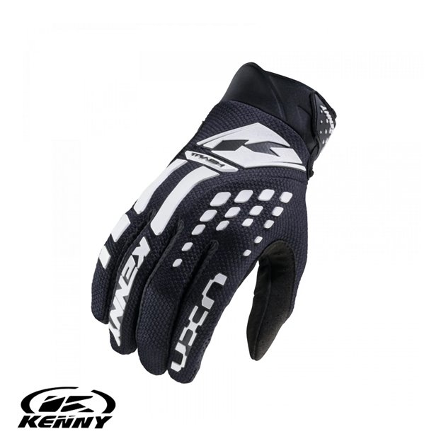 Kenny Racing Rękawice Cross/Enduro Track Junior Black XXL(10 lata) | 251-2803202-0609