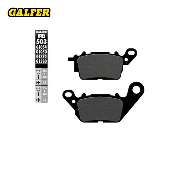 GALFER KLOCKI HAMULCOWE KH694 PÓŁMETALICZNE YAMAHA N-MAX 125 / 150