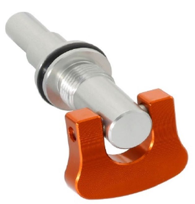 ŚRUBA REGULACYJNA NAPIĘCIA SPRĘŻYNY ZAWORU WYDECHOWEGO KTM SX 85/125/150 16-22, SX 250 03-22, EXC 250/300 04-18, HUSQVARNA TC 85/125/250 14-22, TE 250/300 11-18 KOLOR NIEBIESKI PSYCHIC