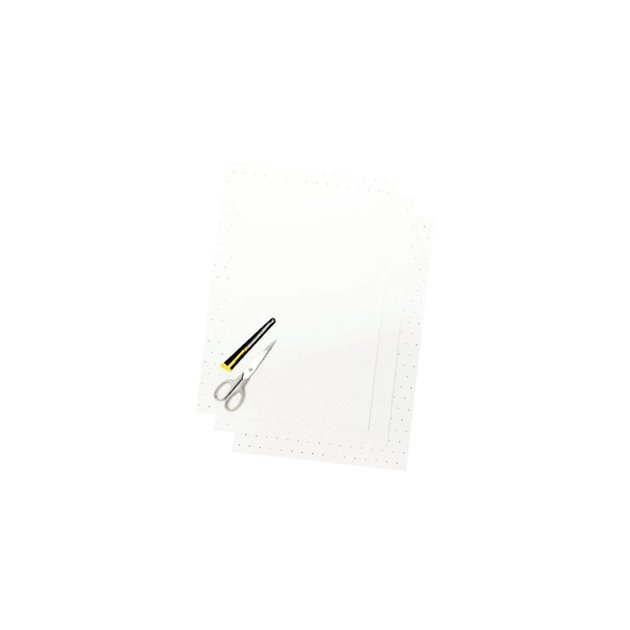 Naklejki (Folia CRYSTALL 0,4 MM, perforowana, 3 x arkusz 47X33CM) Blackbird | E5052/10