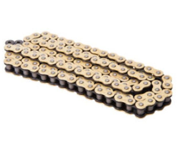 Łańcuch napędowy 428MXR1-140G 428NZ3 MOTOCROSS DO 150 CM3M KOLOR ZŁOTY 27,00KN OTWARTY + ZAPINKA - ZASTĘPUJE SS428MXR-140G SUNSTAR