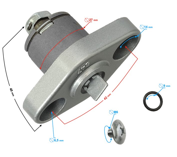 Napinacz rozrządu Barton MZK 250cc Cross DB250