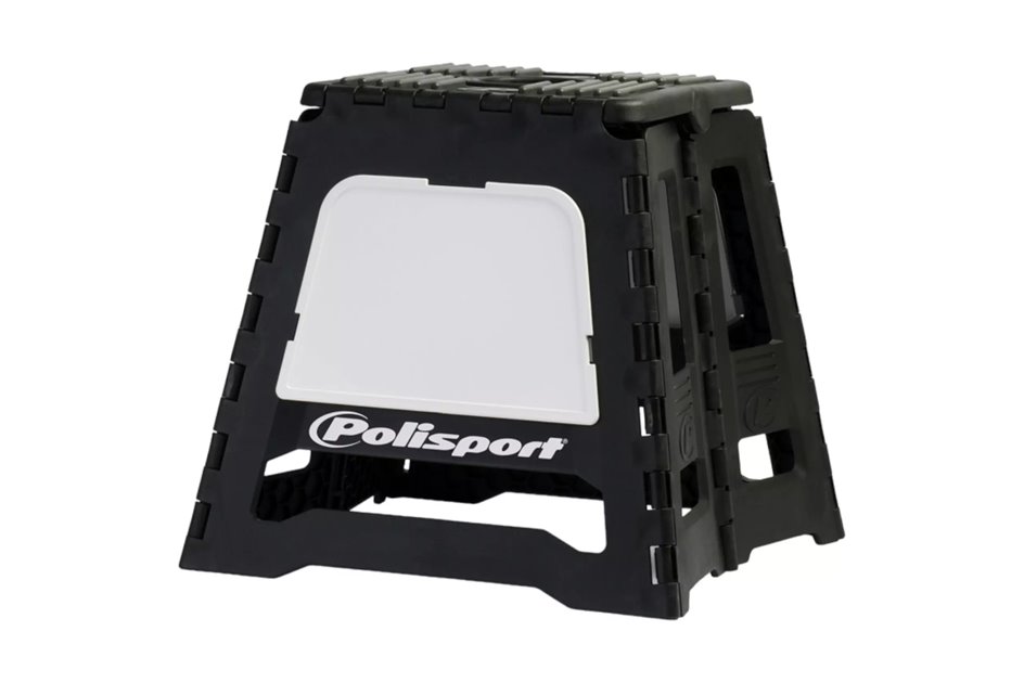 Stołek składany crossowy Polisport biały | 8981500006