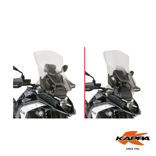 Szyba BMW R 1300GS (51 x 44,5cm) (do modeli z radarem) Kappa | KD5143ST
