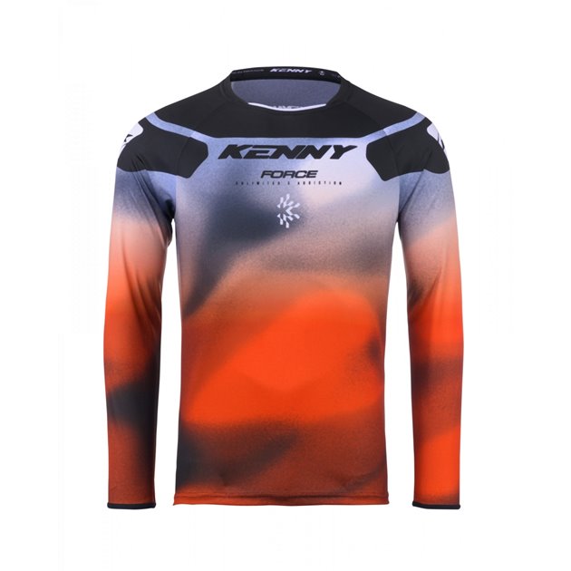 Koszulka Cross Enduro Force Fog Orange Pomarańczowy/Czarny / Szary M Kenny Racing | 251-3504011-5506