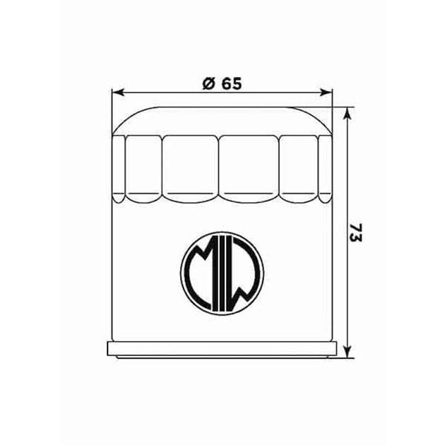 MIW (MEIWA) FILTR OLEJU BUELL 500/900/1200 (HF177) (50)