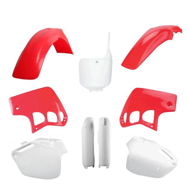 Zestaw plastików Body Kit Polisport czerwony biały OEM | 91514