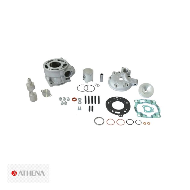Cylinder kompletny z głowicą i zaworem wydechowym Nikasil STD Yamaha DT 125 R/RE/X, TDR 125, TZR125 56,00mm Athena | P400485100019
