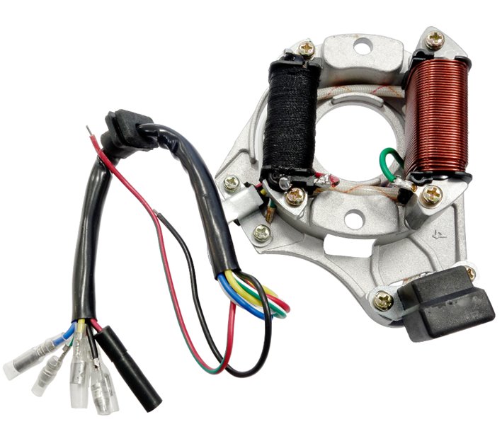 Stator, stojan, iskrownik alternatora do motoroweru Ranger Barton Classic 139FMB Motorower biegowy