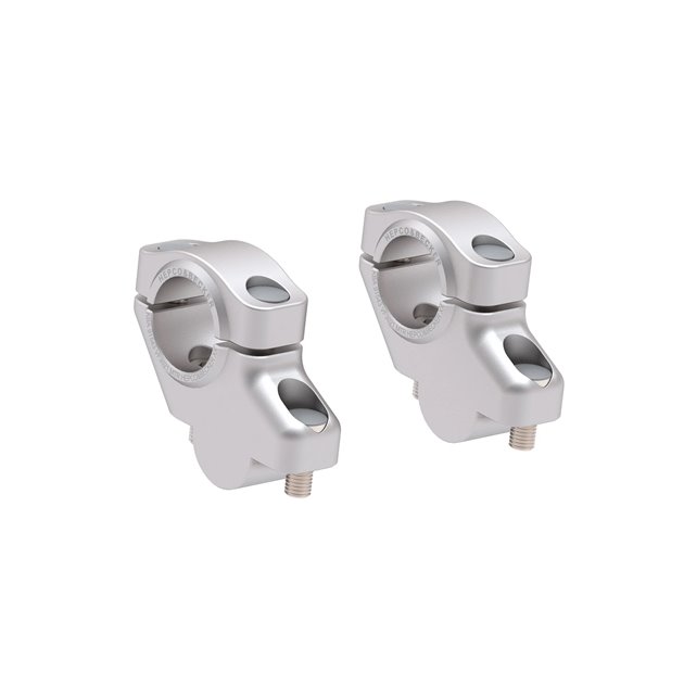 Podwyższenie kierownicy Yamaha Tracer 9 GT / GT+ / Y-AMT z przesunięciem 30 mm w górę, 21 mm w tył srebrne 2025-2026 Hepco & Becker | 42404585 00 09