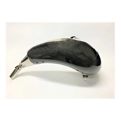 Carbon duża osłona dyfuzora DEP Pipes 2T KTM 250/300, XC 250, EXC-TPI; Husqvarna TX 250/300, TE Promx | PROMX-OW32
