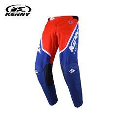 Spodnie cross/enduro Track Focus Patriot 24 Niebieski/Czerwony / Biały XXXL (40) Kenny Racing | 241-6203012-4028