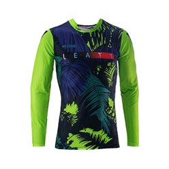 Koszulka Moto 5.5 Ultraweld Jersey Jungle czarny/granatowy / zielony fluo Rozmiar S Leatt | 5024080200
