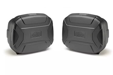 Kufry boczne Kappa 35L K'Vector Monokey czarne (2 szt) KVector K Vector | KVC35NPACK2