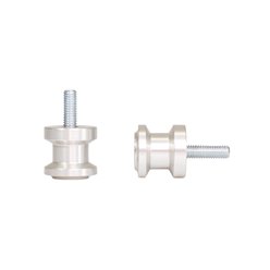 Rolki (slidery) wkręcane do wahacza M6X1 srebrny Biketec | ROL3
