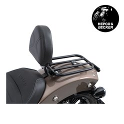 Bagażnik Solo z oparciem Indian Scout Bobber czarny Hepco & Becker | 6127697 00 01