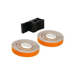 Naklejki na obręcze uniwersalne Racing pomarańczowe LAMPA | 90525