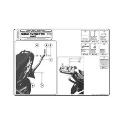 Stelaż kufra centralnego Suzuki GSF 1200 Bandit/S bez płyty Kappa | K5220