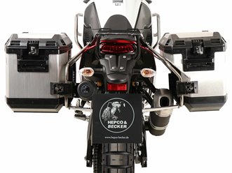 Stelaż kufrów bocznych XplorerCutout + kufry Xplorer Yamaha Ténéré 700 / Rally 2019-2024 Hepco Becker | 6514564 00 22-00-40